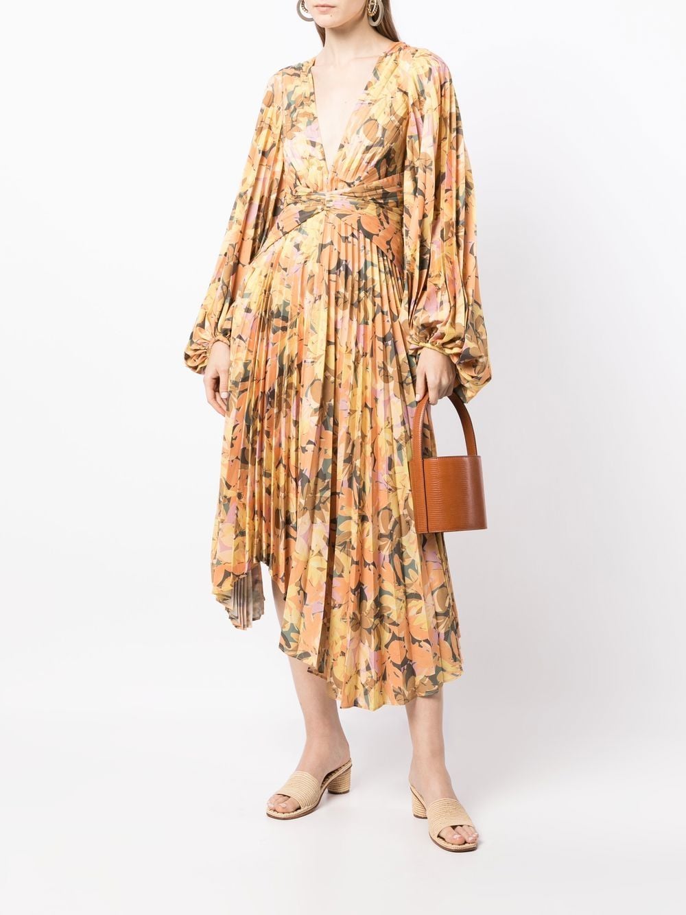 Acler Palms floral-print Dress - Farfetch