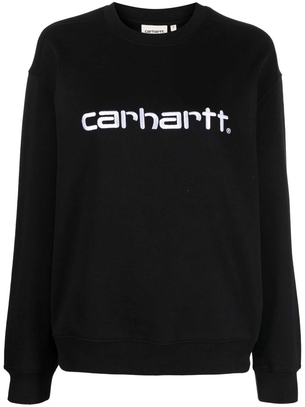 Carhartt Wip Logo-embroidered Cotton Sweatshirt - Farfetch