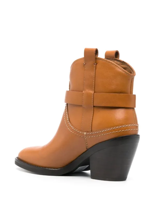 See By Chloé Hana 80mm Boots | Brown | FARFETCH GE