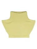 Barrie high-neck cashmere collar - Grey