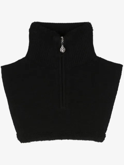 Barrie cashmere-blend zip-up collar