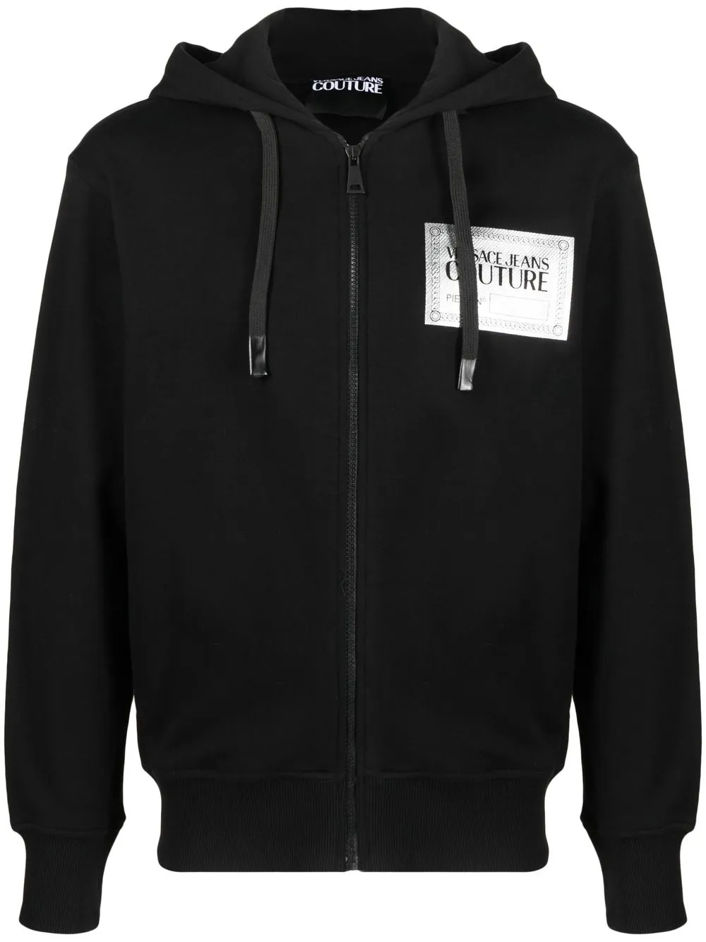 

Versace Jeans Couture logo-print zip-up hoodie - Black