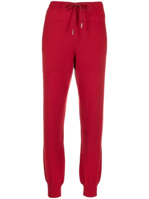 Barrie pants de cachemira con cordones en la pretina