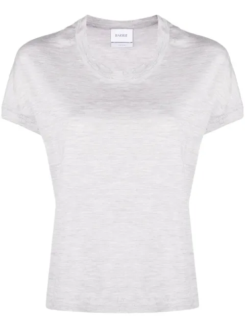Barrie short-sleeve cashmere top