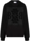 Barrie logo-patch cotton hoodie - Black