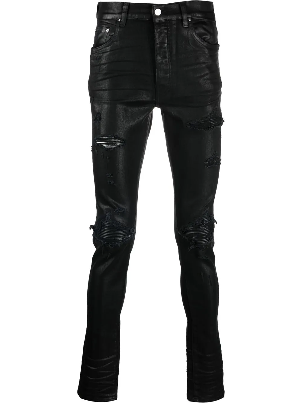 

AMIRI jeans con acabado revestido - Negro