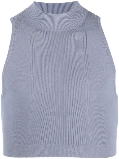 A BETTER MISTAKE cropped sleeveless knit top