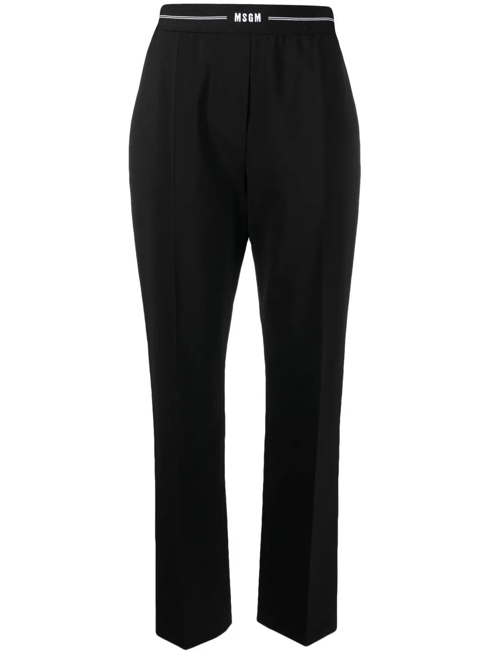 

MSGM pantalones capri con bolsillos - Negro