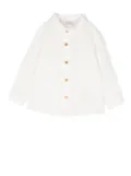 Paz Rodriguez button-up collarless shirt - White