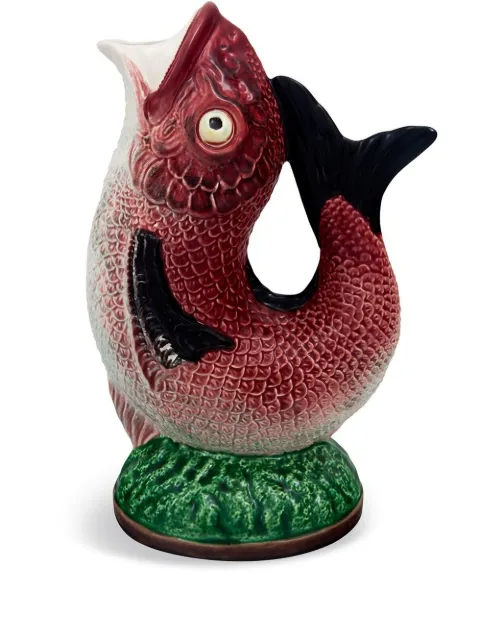 Bordallo Pinheiro 'Peixes' scaled pitcher