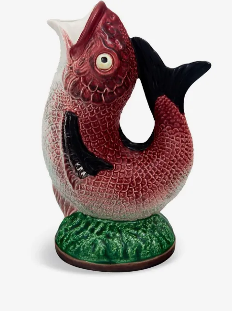Bordallo Pinheiro 'Peixes' scaled pitcher