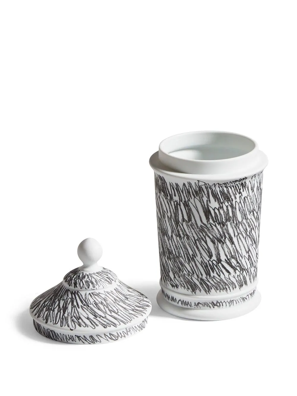 Cassina Porseleinen container - Zwart