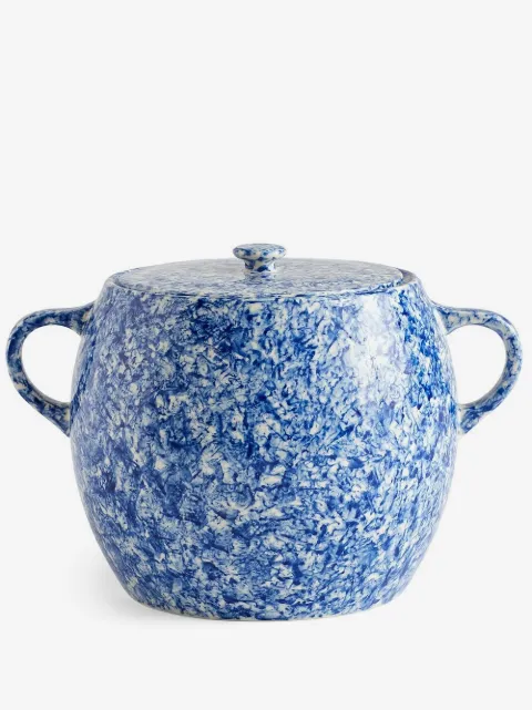 HAY Sobremesa speckled-print bean pot