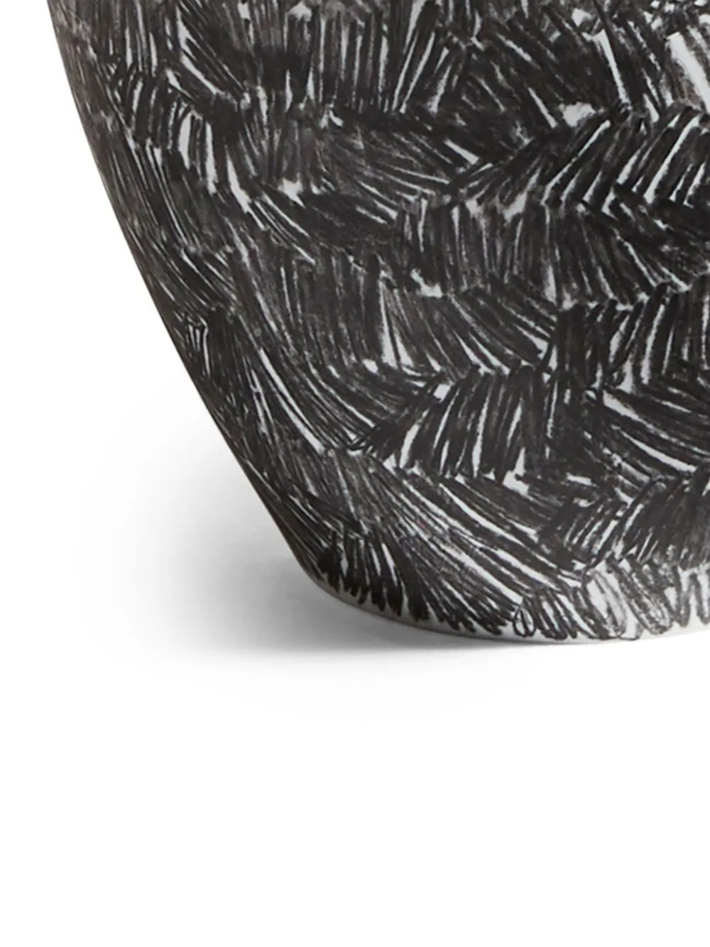  Cassina Post Scriptum Porcelain Vase - Black 
