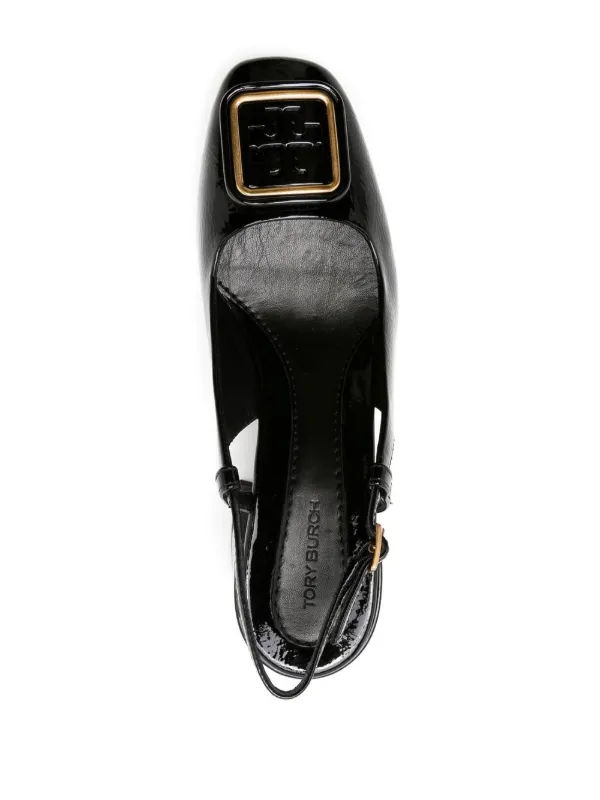 Tory Burch Georgia Slingback 75mm Pumps | Black | FARFETCH