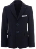 Moustache twill tailored blazer - Blue