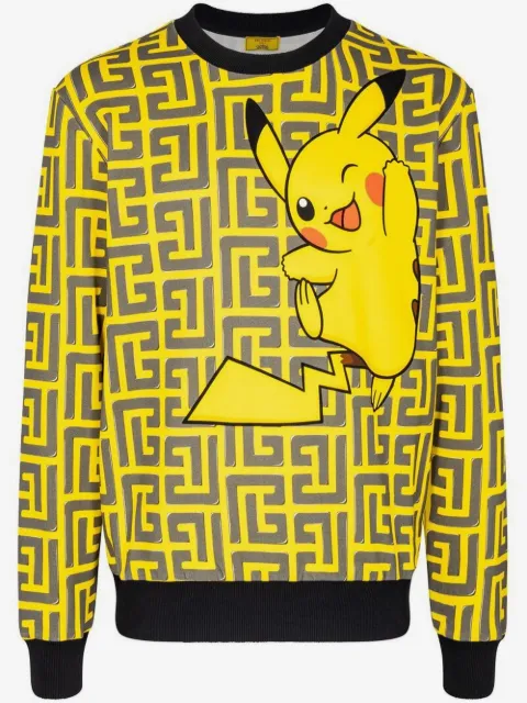 Balmain x Pokémon sweat à imprimé graphique 