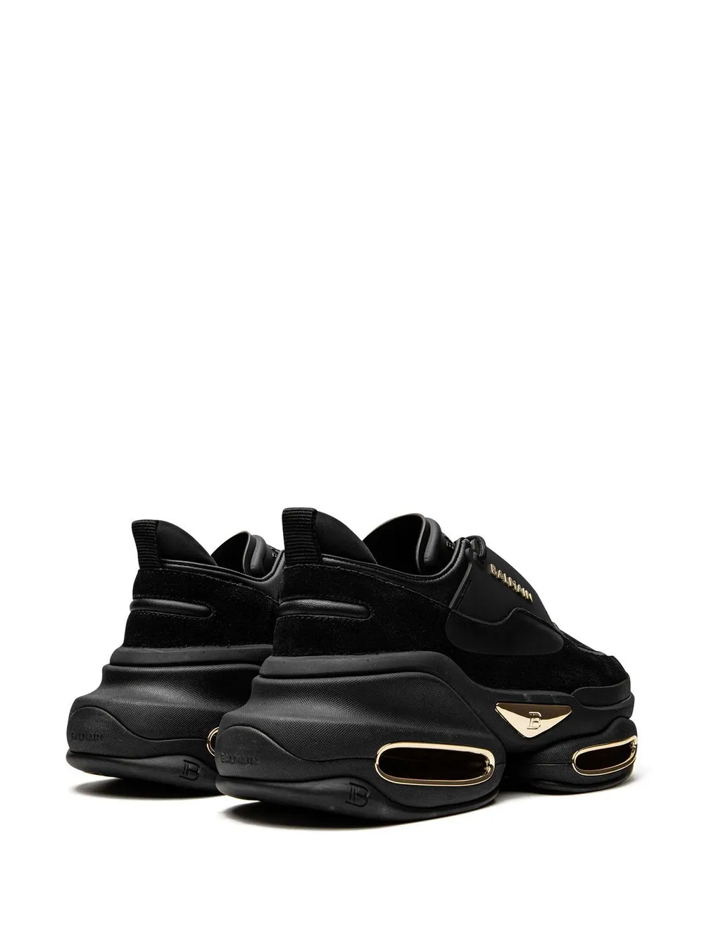 バルマンBALMAINスニーカーB-Bold High- BALMAIN B-Bold ハイカット メッシュ スニーカー