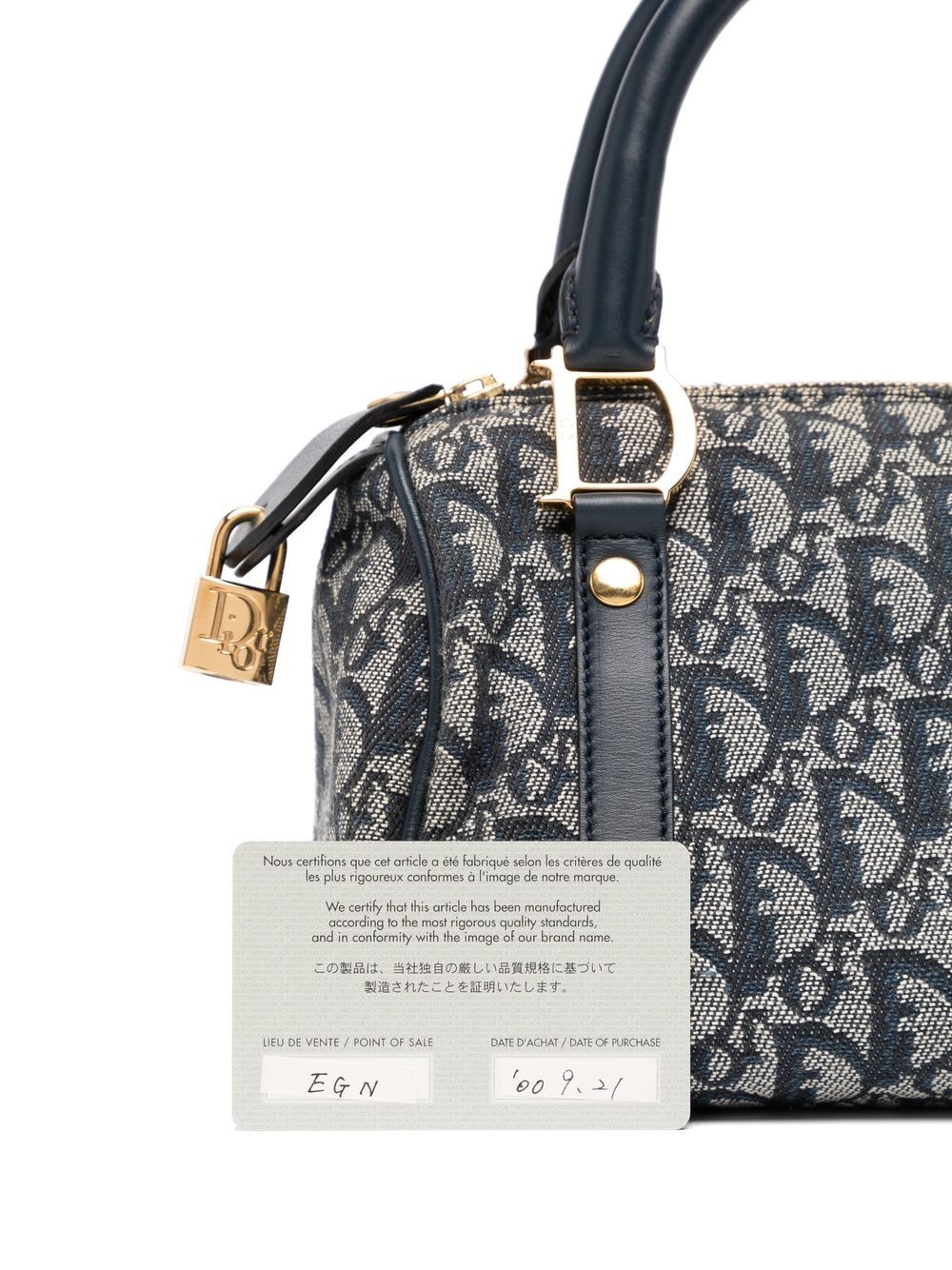 What Goes Around Comes Around Dior Mini Boston Bag