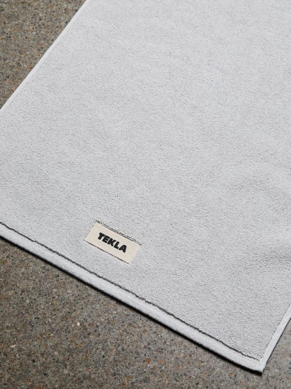 Tekla Terry-effect Bath Mat In Grey