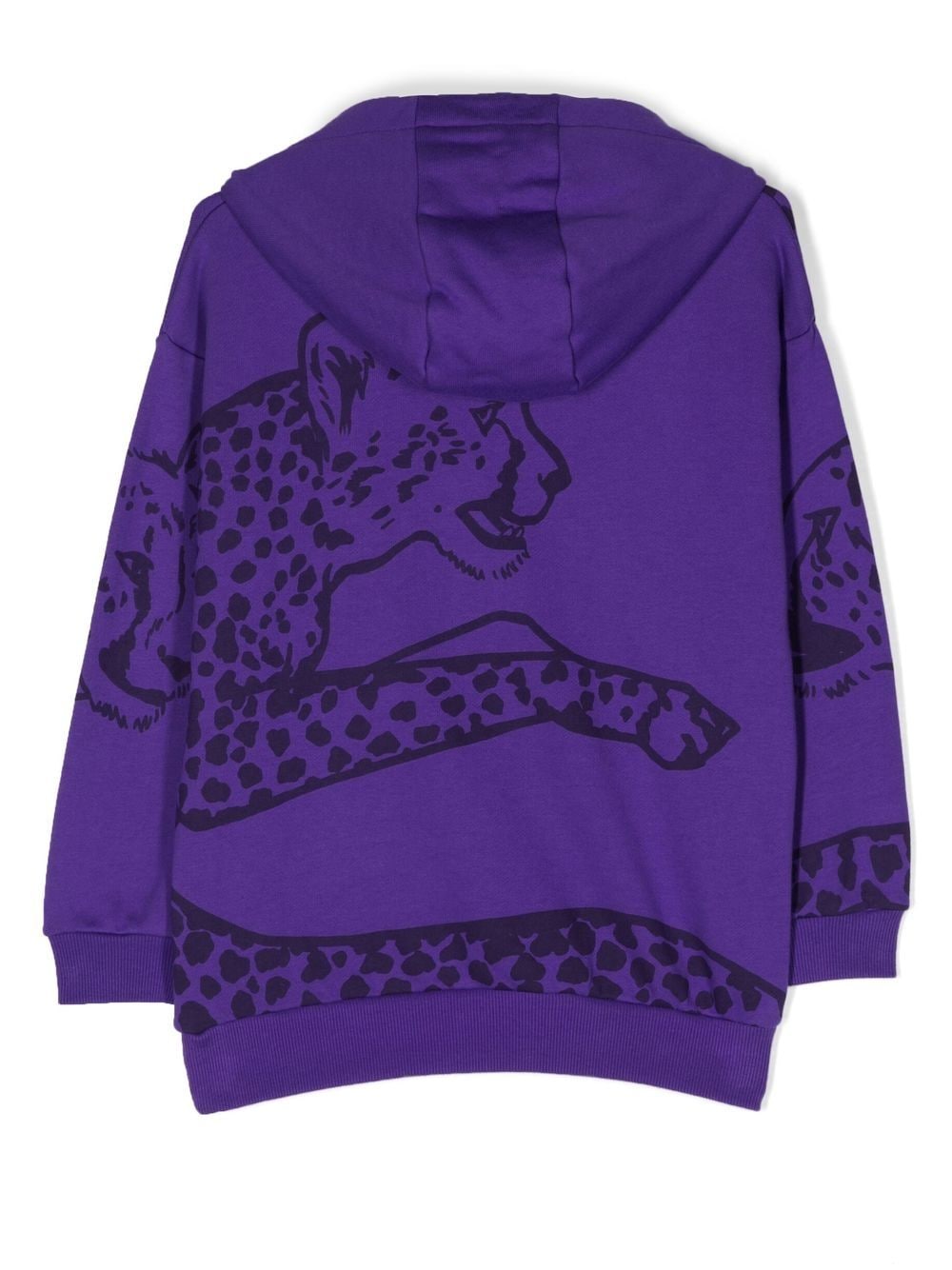 Kenzo Kids Hoodie met print - Paars