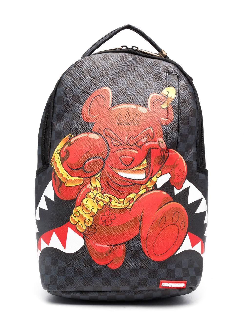 Sprayground Kid Graphic-print Backpack In 黑色