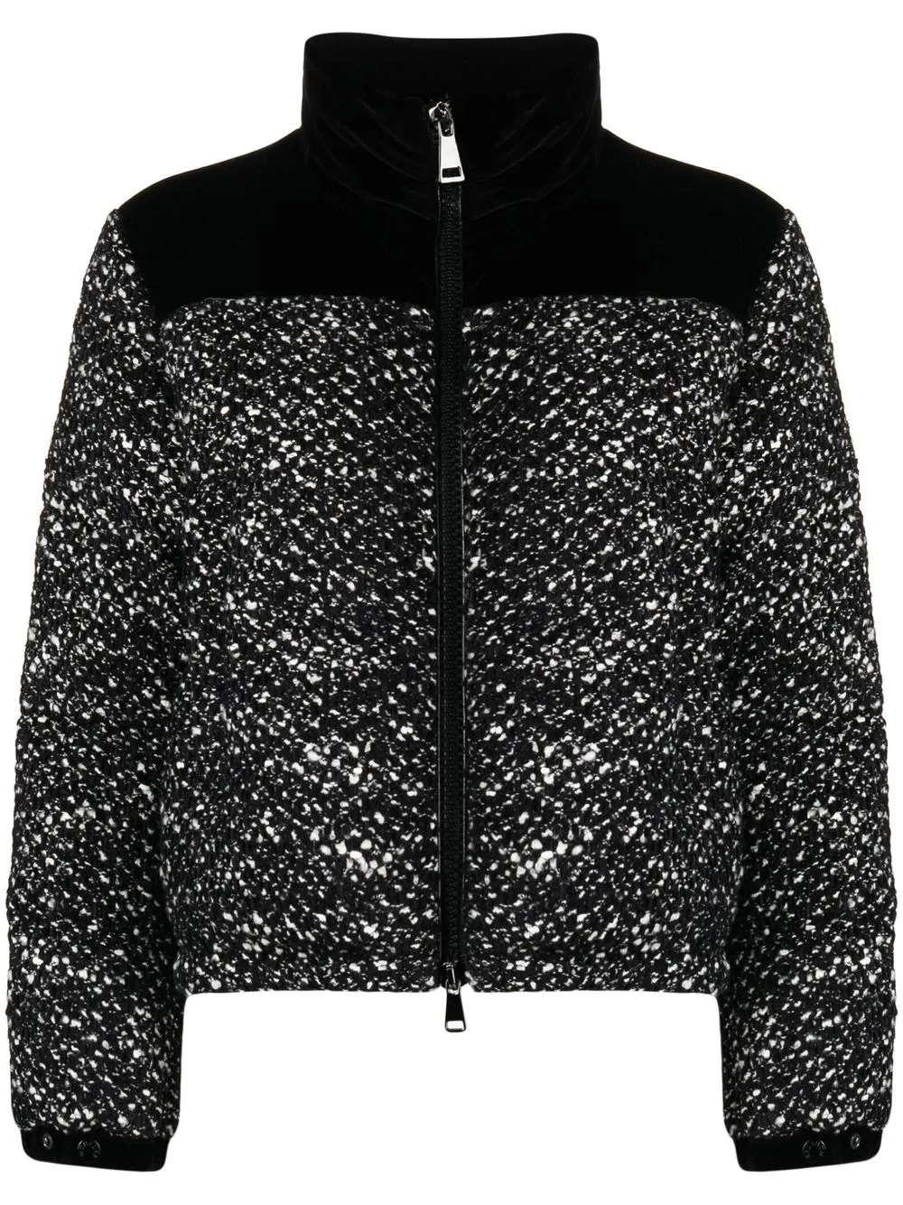 

Moncler logo-patch padded jacket - Black