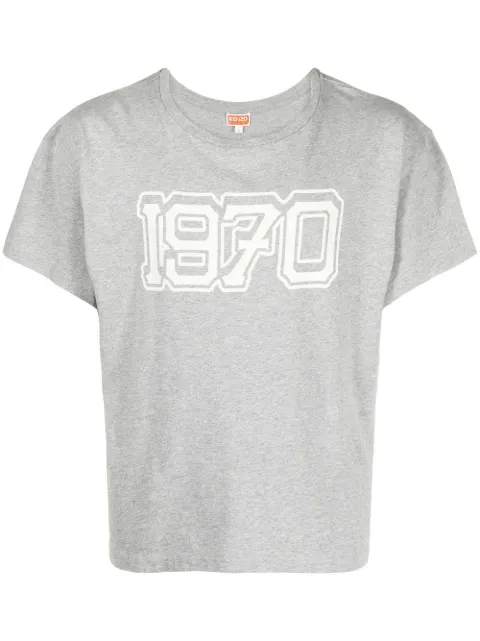 logo-print cotton T-shirt