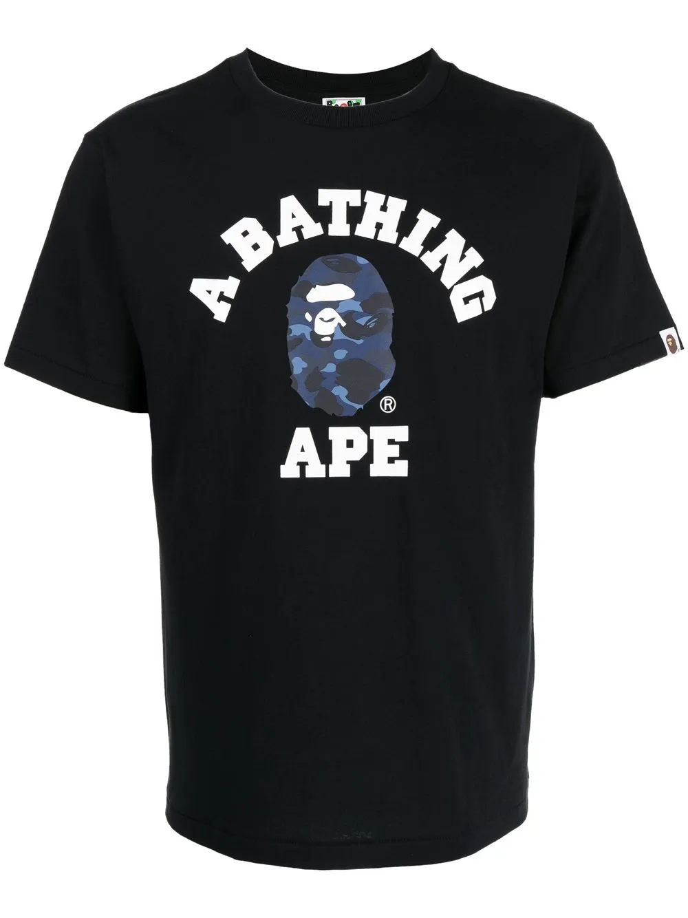 

A BATHING APE® Colour Camouflage College T-shirt - Black