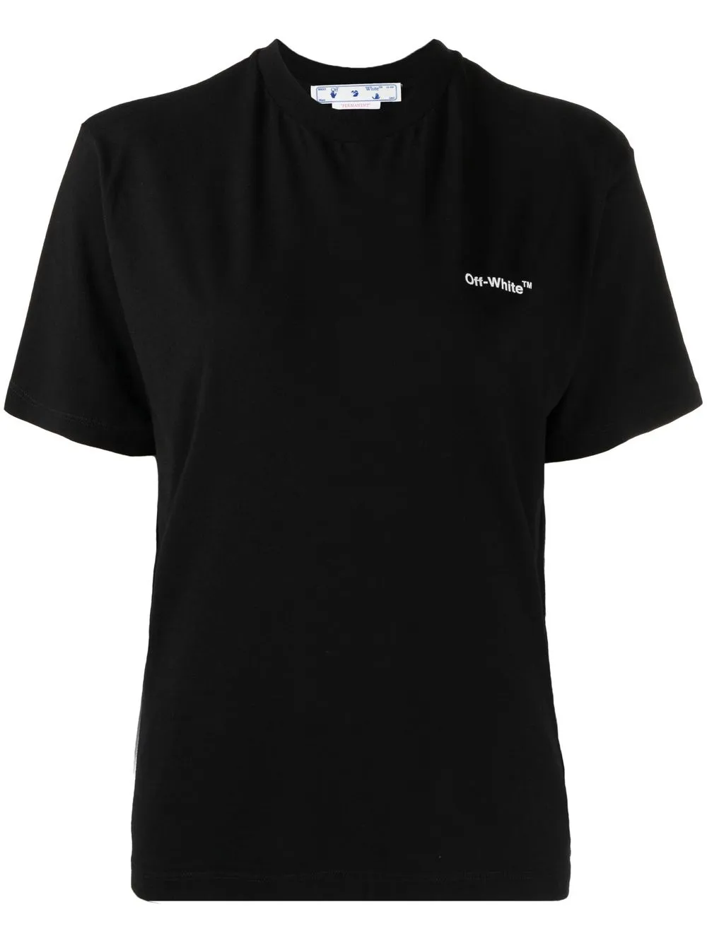 

Off-White playera con logo estampado - Negro