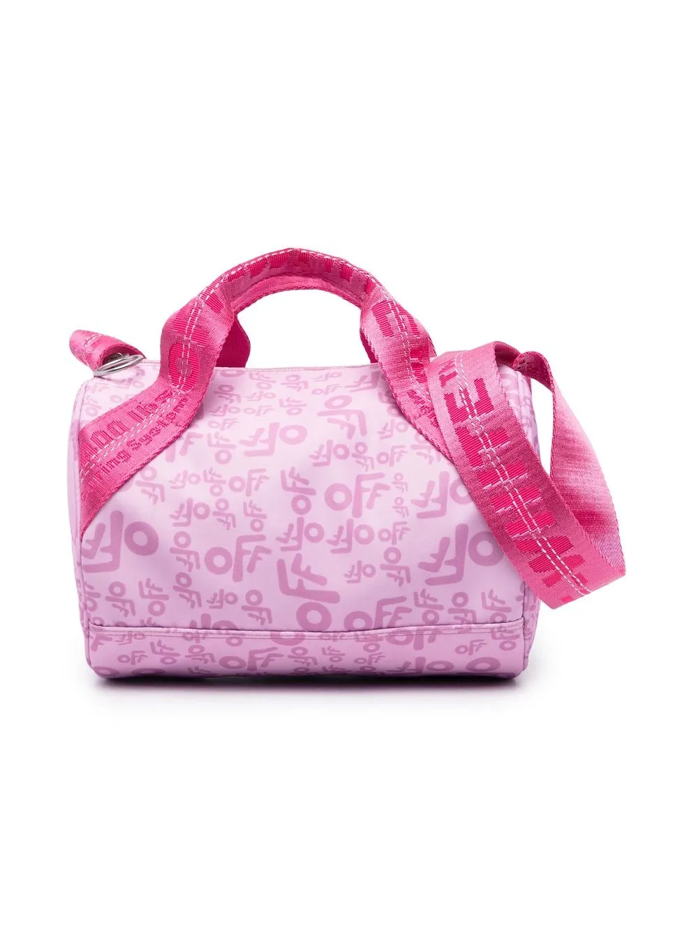 

Off-White Kids bolsa con logo estampado mini - Rosado