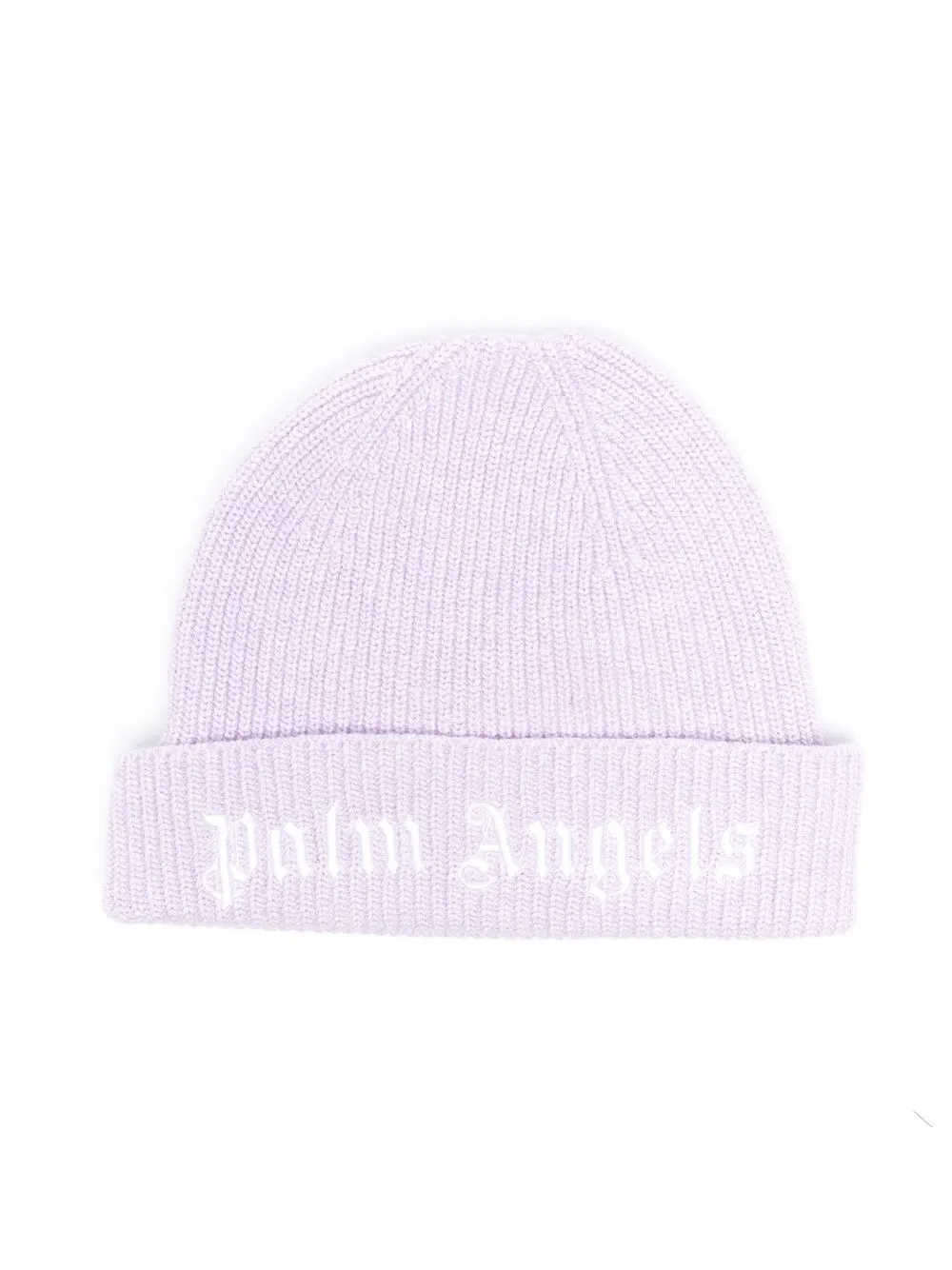 

Palm Angels Kids top tejido con logo bordado - Morado