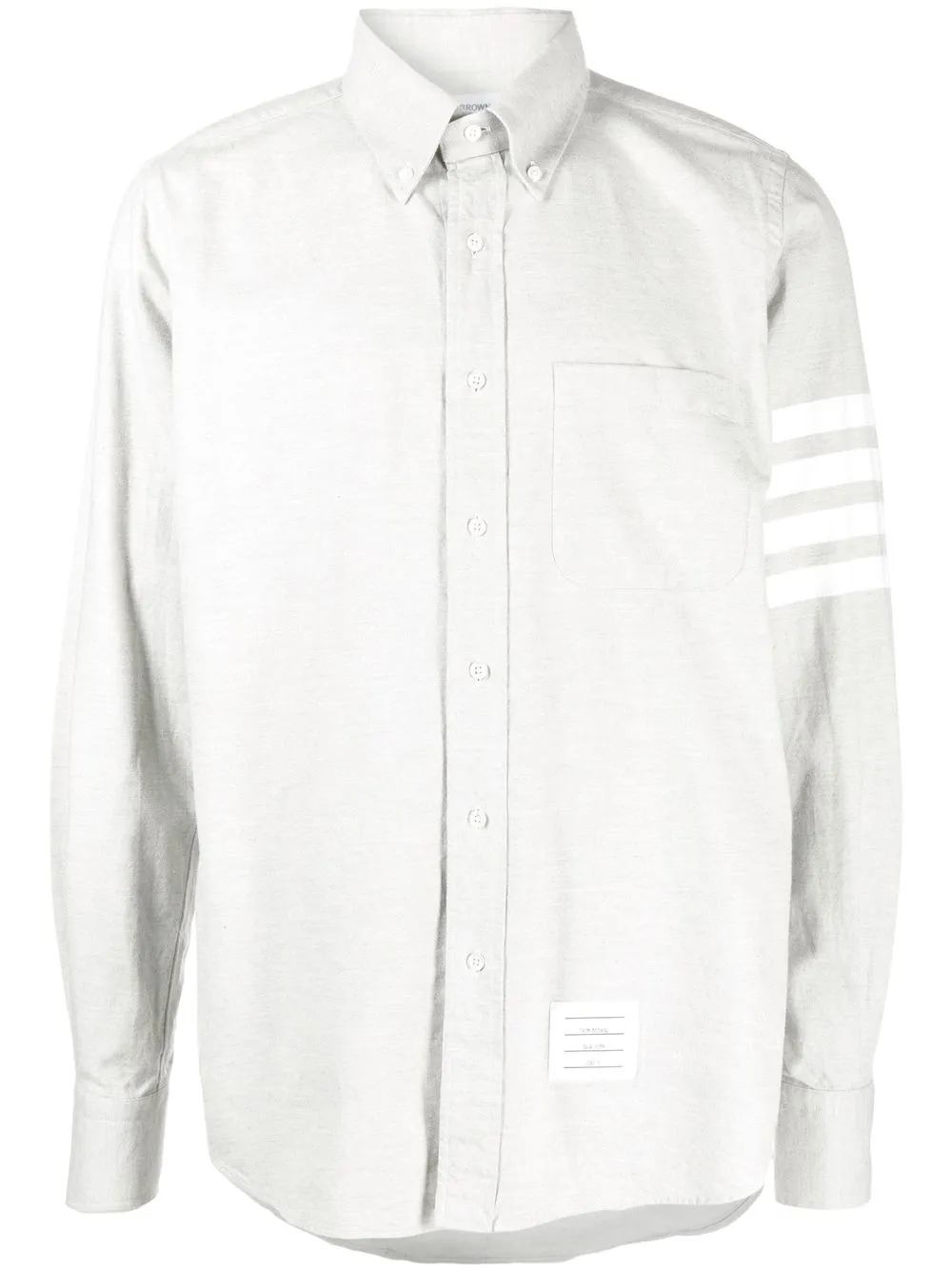 

Thom Browne camisa con motivo 4-Bar - Gris