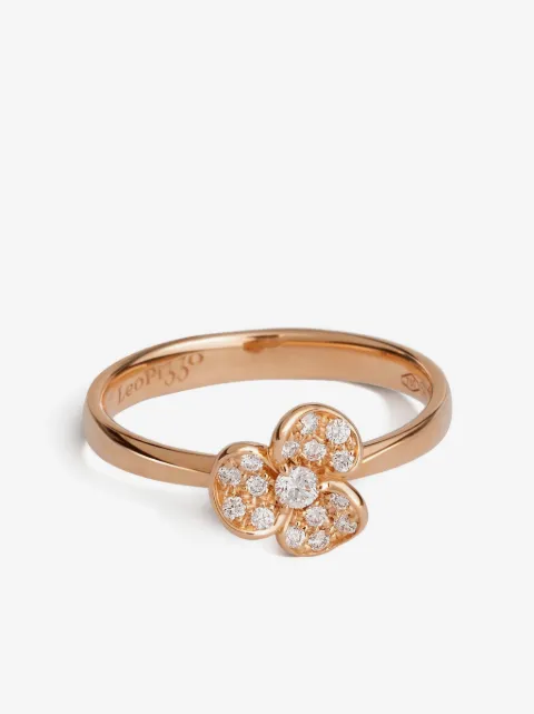 LEO PIZZO 18K rose gold Candy Flora diamond cocktail ring