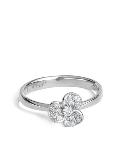 LEO PIZZO 18K white gold Candy Flora diamond ring