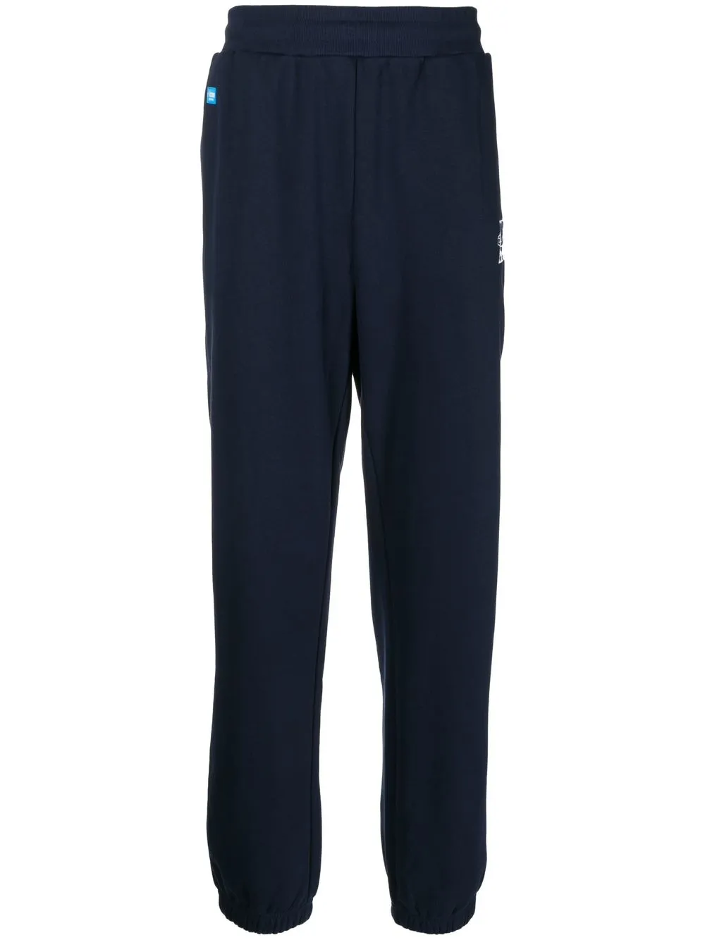 

izzue pants con parche del logo - Azul