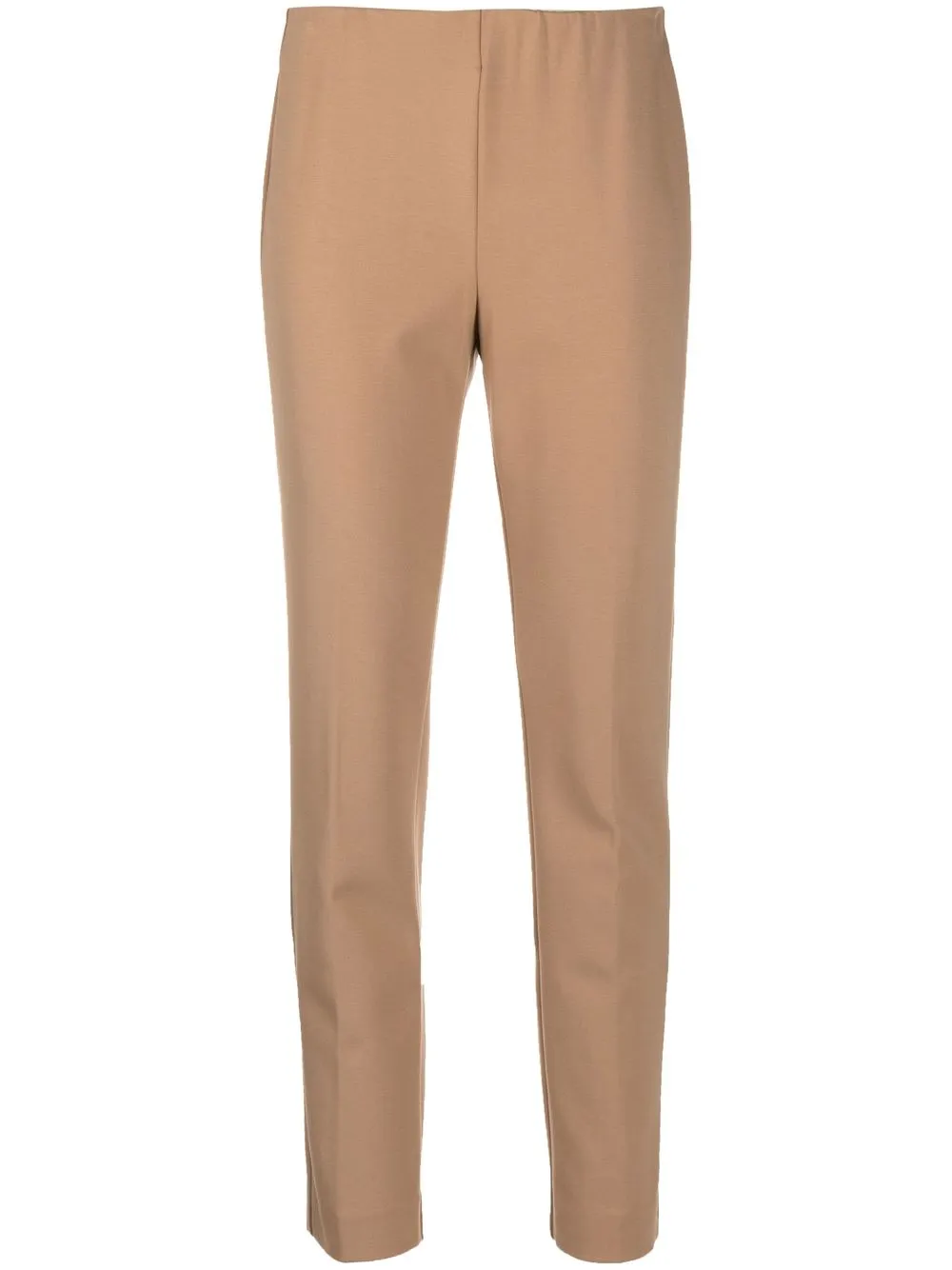 

Le Tricot Perugia high-waisted slim-cut trousers - Neutrals