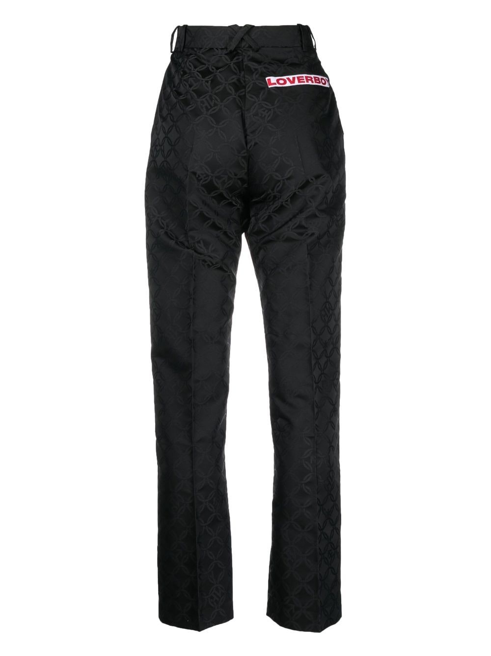 Charles Jeffrey Loverboy Pantalon met jacquard - Zwart