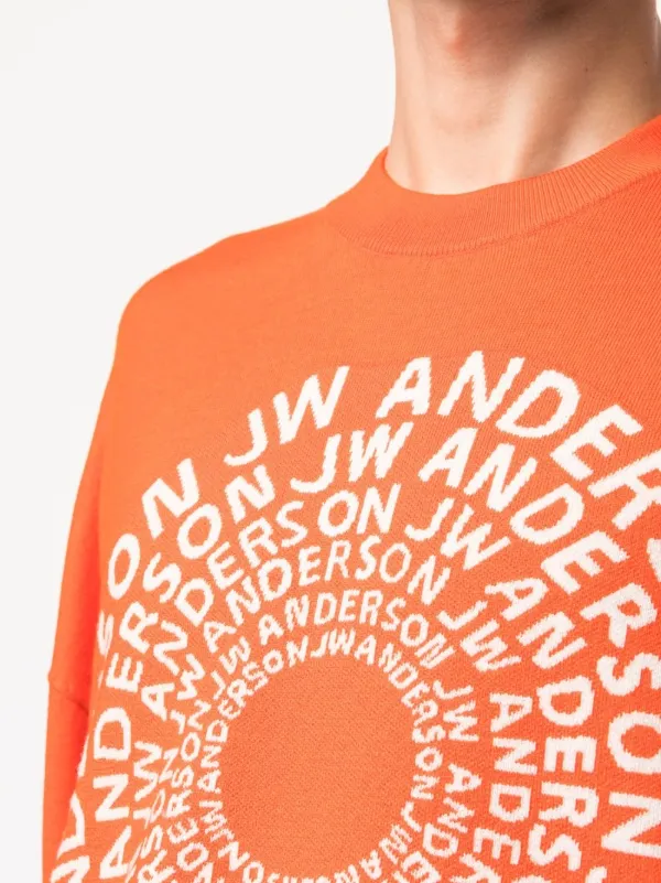 JW Anderson Swirl プルオーバー | オレンジ | FARFETCH JP