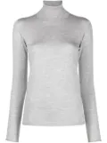 Le Tricot Perugia roll-neck cashmere-silk jumper - Grey