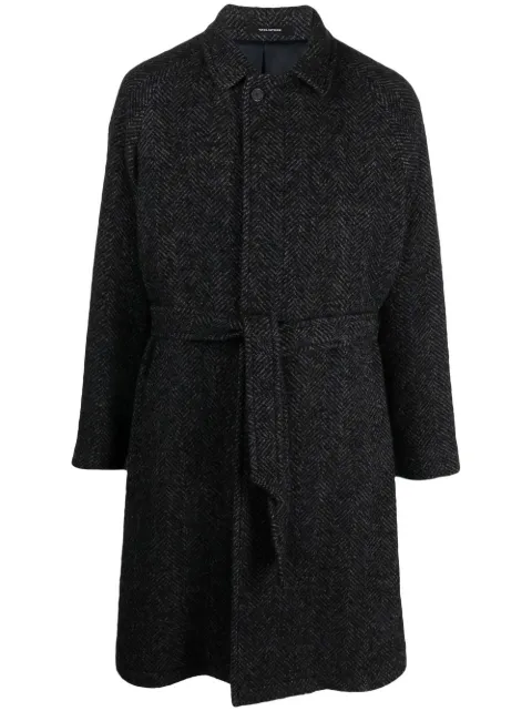 Tagliatore Salomon belted coat