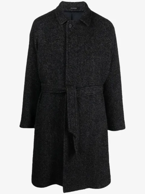 Tagliatore Salomon belted coat