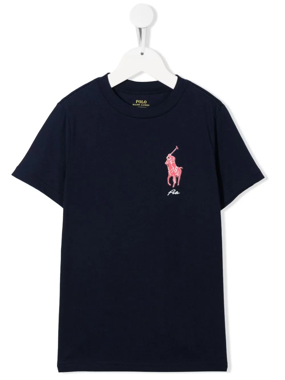 

Ralph Lauren Kids playera con logo bordado - Azul