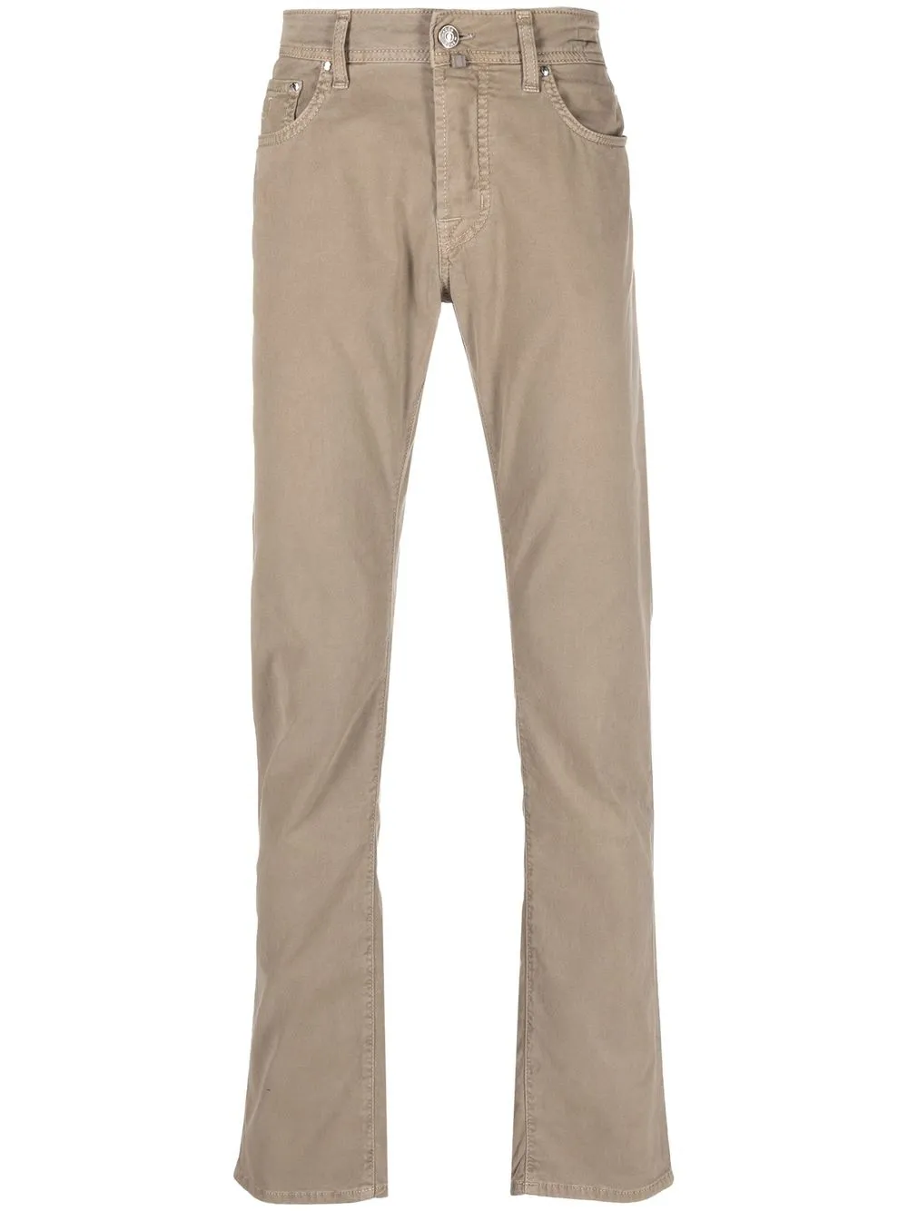 

Jacob Cohën mid-rise straight-leg trousers - Neutrals