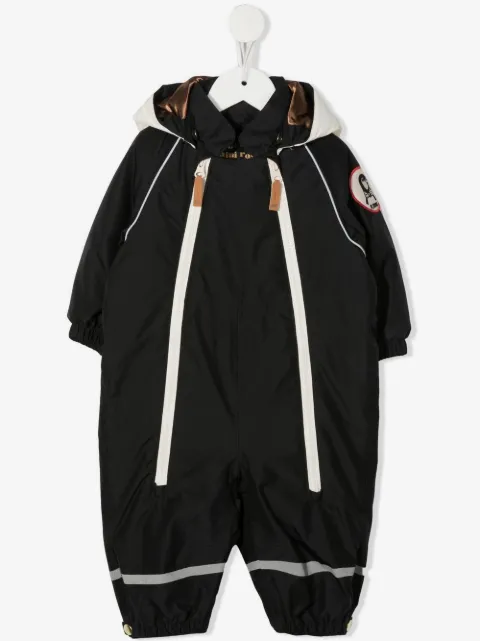 Mini Rodini Alaska Panda hooded snowsuit