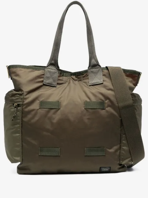 Porter-Yoshida & Co. Shopper mit Logo-Patch 