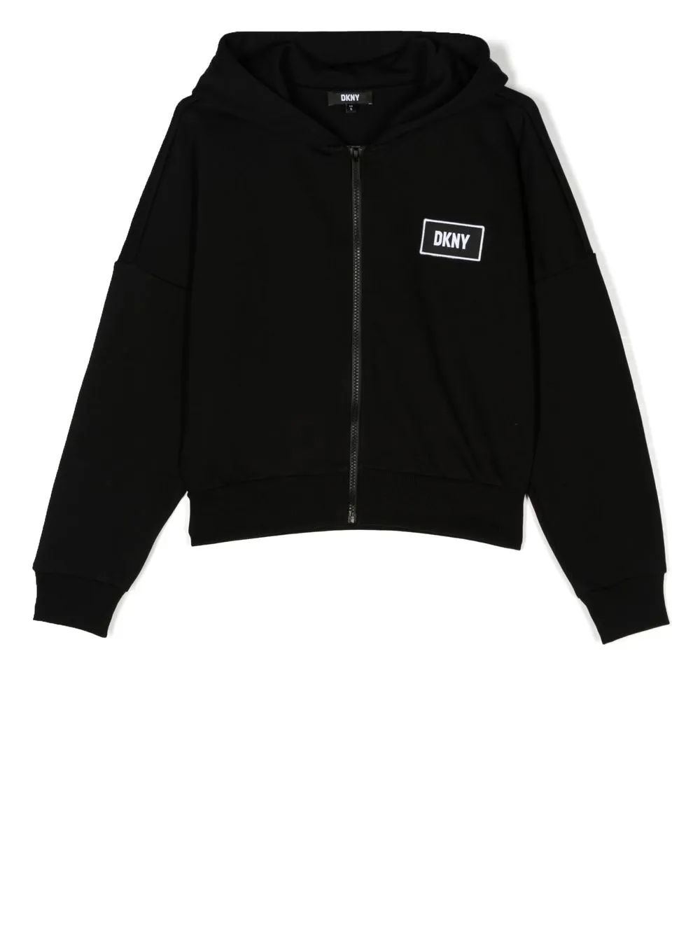 

Dkny Kids hoodie con logo estampado en el pecho - Negro