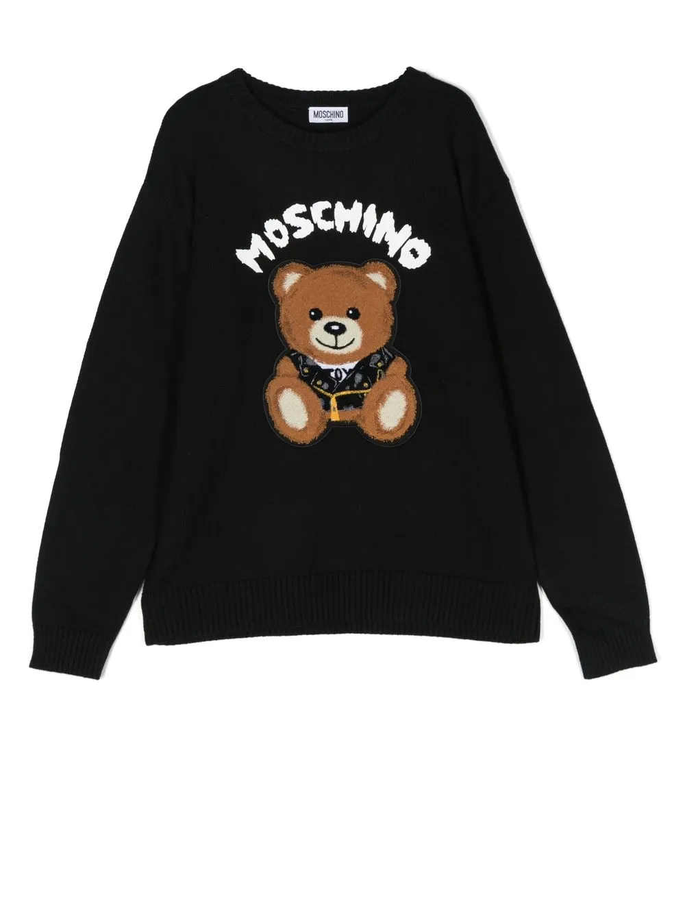 

Moschino Kids suéter con motivo Teddy Bear - Negro