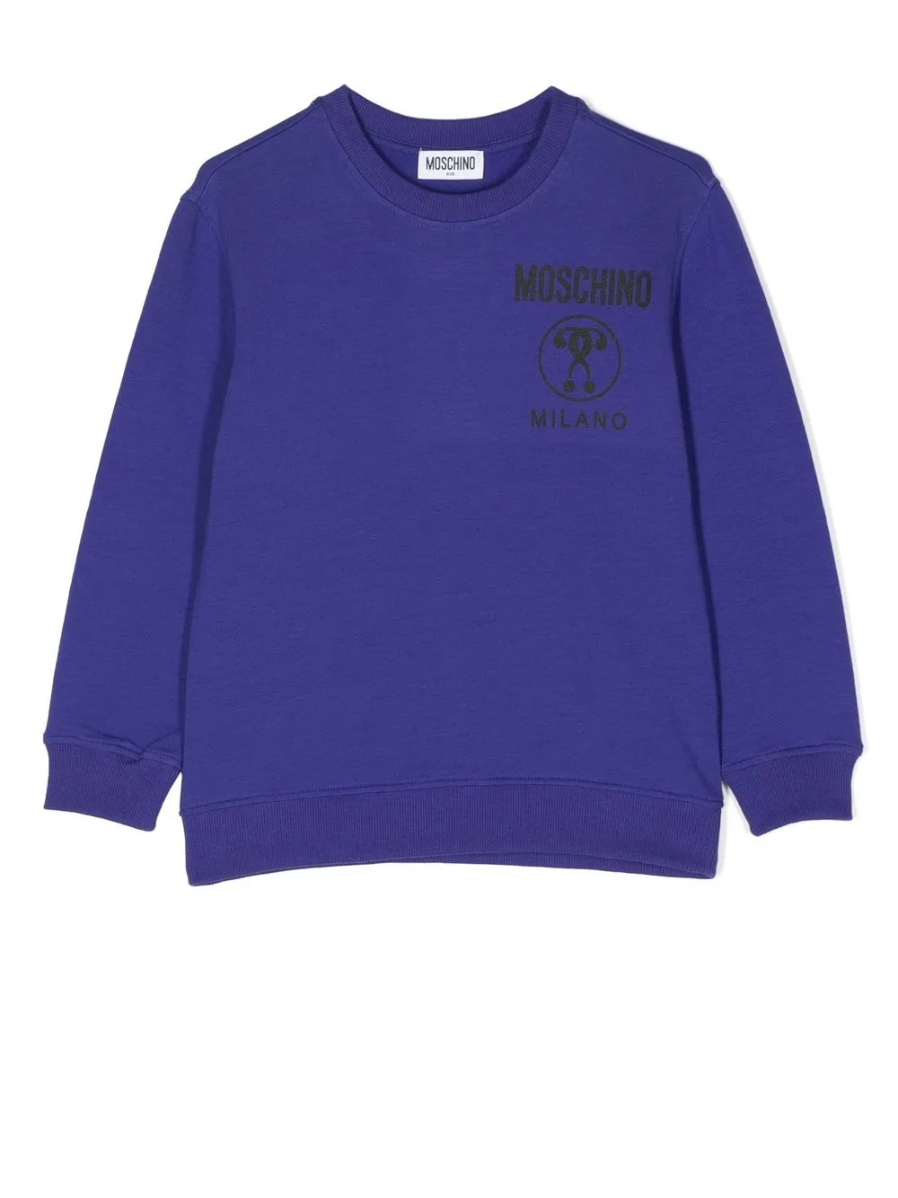 

Moschino Kids playera con logo estampado - Morado