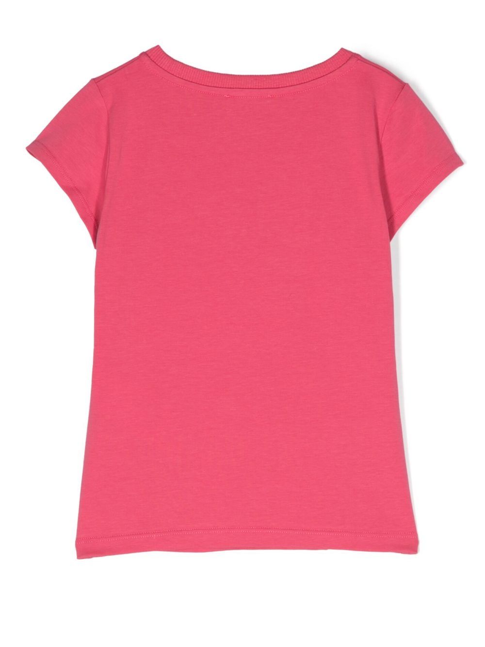 Moschino Kids T-shirt met logo - Roze